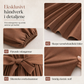 Dame Elegant Crossover V-hals Plissert Maxi Kjole
