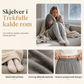 Dame uformelle varme fritidsbukser med flanellforing