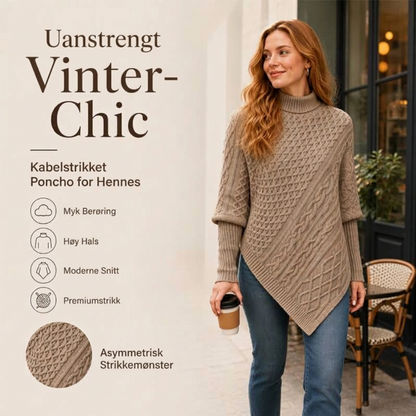 Ponjogenser i kabelstrikk for kvinner