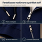 Premium hettegenser for kvinner med hel glidelås og glidelåslommer