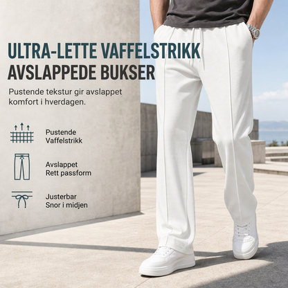 Herre uformelle løstsittende sportsbukser