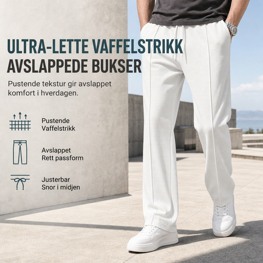 Herre uformelle løstsittende sportsbukser