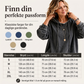 Kvinner uformell denim-genser med hette