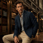 Stilig slim fit-jeansblazer for menn