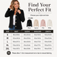 Elegant blazer med volanger og peplum for damer