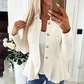 Elegant blazer med volanger og peplum for damer