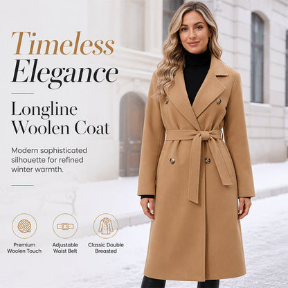 Elegant trenchcoat med belte