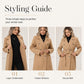 Elegant trenchcoat med belte