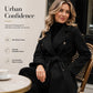 Elegant trenchcoat med belte