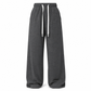 Løse joggebukser med vide ben i casual-stil for kvinner
