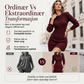 Ribbet strikket bodycon-kjole med rund hals for kvinner