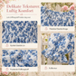 Avslappende blomstermønstret chiffongbluse med firkantet hals, klokke ermer og festlig topp for damer