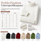 Løst strikket turtleneck-gensere for kvinner