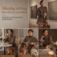 Oversized strikket kjole i mock neck-modell med ruffle-tull-kant