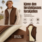 Varm vest med fôring i plüsch for vinteren, unisex