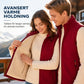 Varm vest med fôring i plüsch for vinteren, unisex
