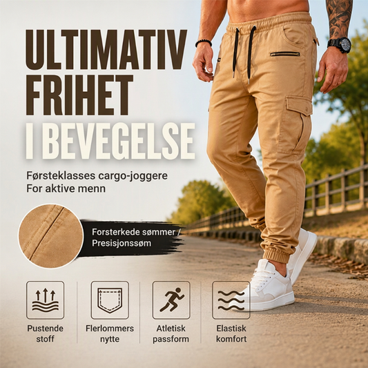 Herre, tilfeldig, slank passform Cargo-bukse