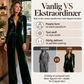 Chic fløyelsdress for damer med stålkrage