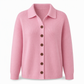 Avslående strikket cardigan for kvinner