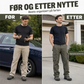 Herre-cargobukser med løs passform og flere lommer
