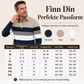 Klassisk fargeblokkert stripet topp for menn – Stilren og komfortabel hverdagstrøye ✨🖤