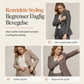 Elegant to-dørs høstoutfit for kvinner med retro langermet kåpe og enkle bukser