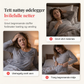Damesett i ribbestrikk, 2 deler - Pyjamasett med hjerteprintet camisole-topp og langbukse, loungewear