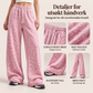 Avslappede sweatpants med vide ben og leopardmønster – Komfortabel og trendy for kvinner ✨🐆