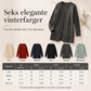 Dames lang single-breasted gebreid vest Casual jas voor herfst en winter