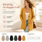 Dames lang single-breasted gebreid vest Casual jas voor herfst en winter