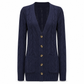Dames lang single-breasted gebreid vest Casual jas voor herfst en winter