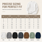 Casual langermet herre-sweatshirt med rund hals og smal passform