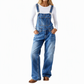 💖Black Friday-supertilbud – 50 % rabatt!💖 👖Jumpsuit i elastisk denim for damer, med vide ben og justerbare stropper