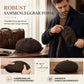 Vintage britisk stil «Newsboy Cap» for menn og kvinner – klassisk, uformell flatlue – åttekantet beret