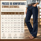 Klassiske rette jeans med stretch for dame