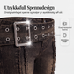Vaskede low-rise flare-jeans i vintage-stil