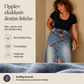⌛Tidsbegrenset tilbud – Maxi-skjørt i denim med lagdelt midje for damer