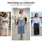 Bodycon-skjørt i denim for damer med blonderkant