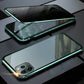 Magnetisk iPhone-deksel med personvernglass og metall