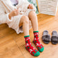 Valg av gave - varme, lodne tegneseriesokker til jul【🎅Begrenset kjøp 1 få 1 gratis💖】